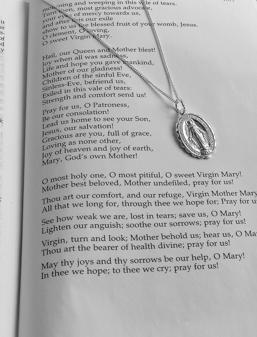 Medal of the Immaculate Conception Sterling Silver 