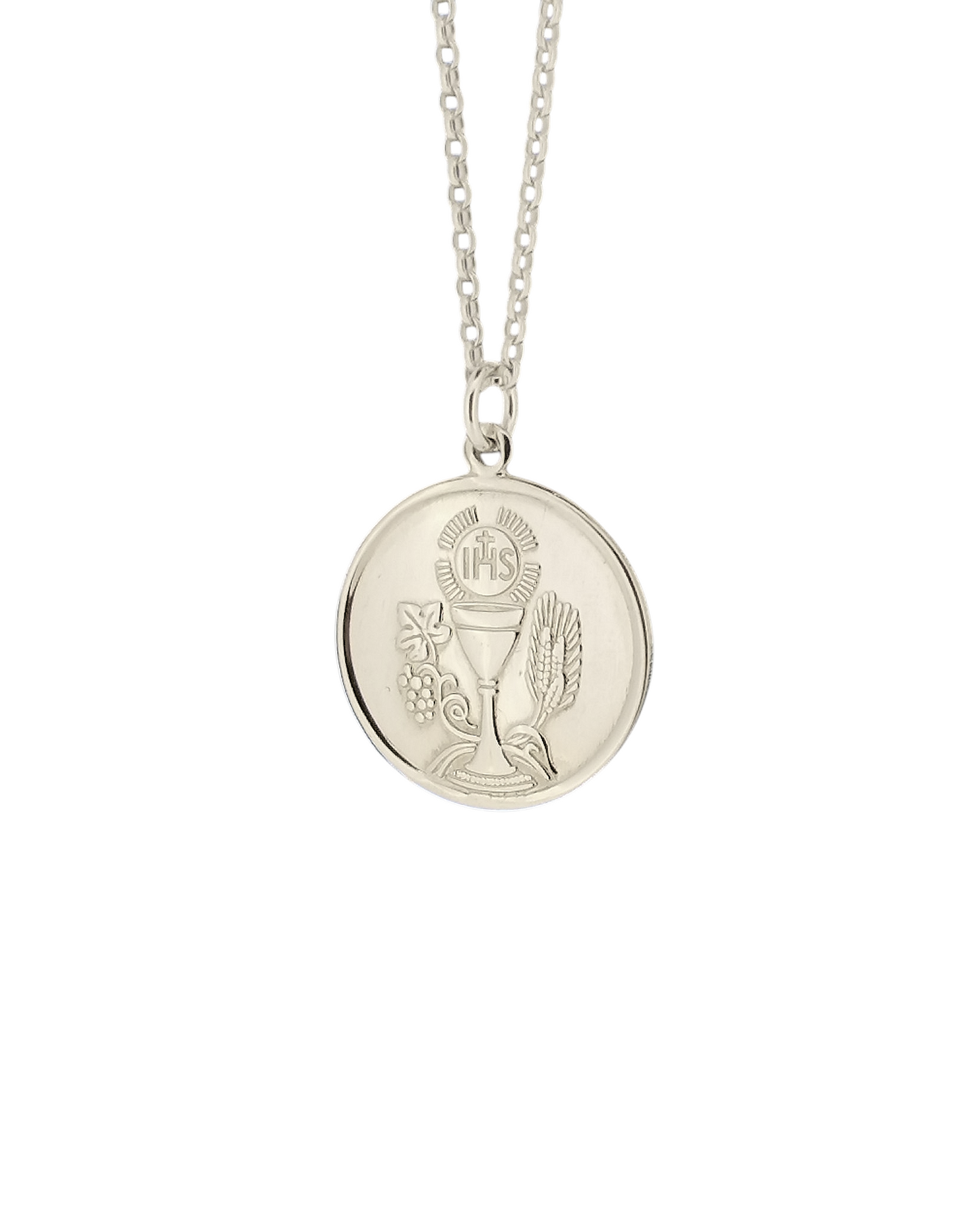 Confirmation Medal Pendant Sterling Silver