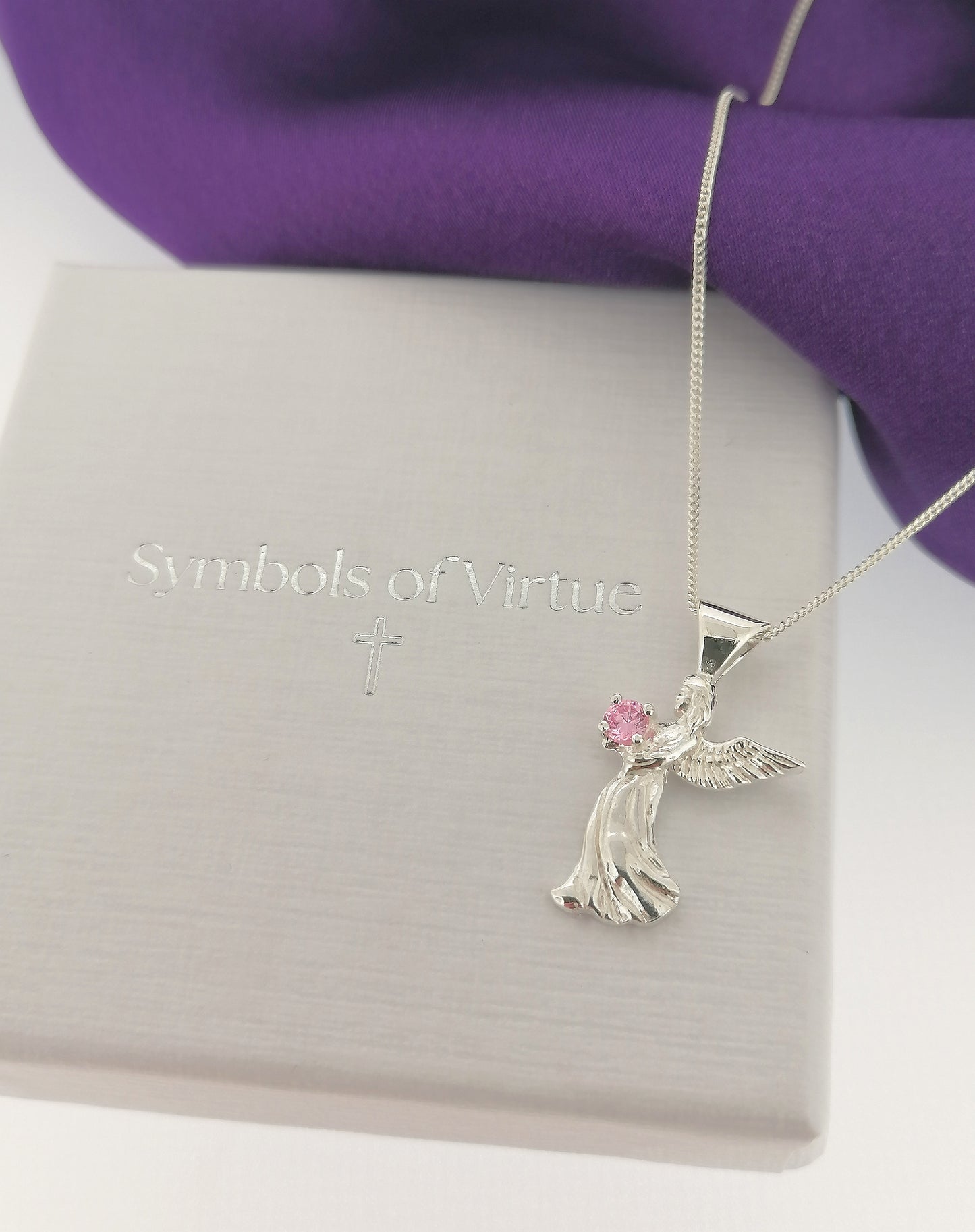 Guardian Angel Pendant Sterling Silver