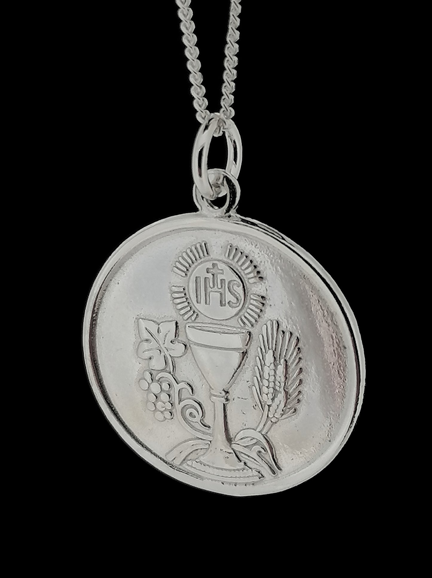 Confirmation Medal Pendant Sterling Silver