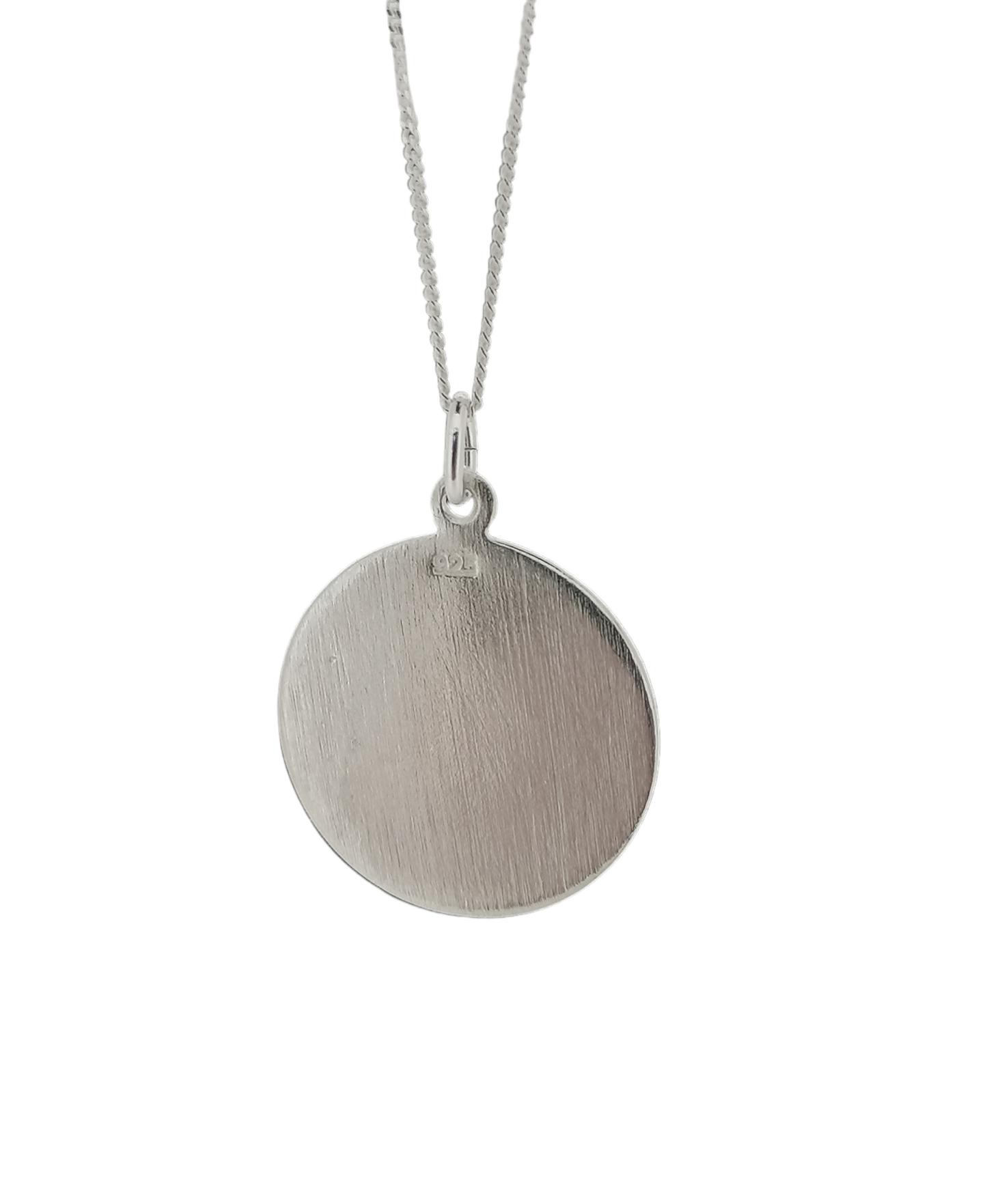 Saint Michael Medal Pendant Sterling Silver